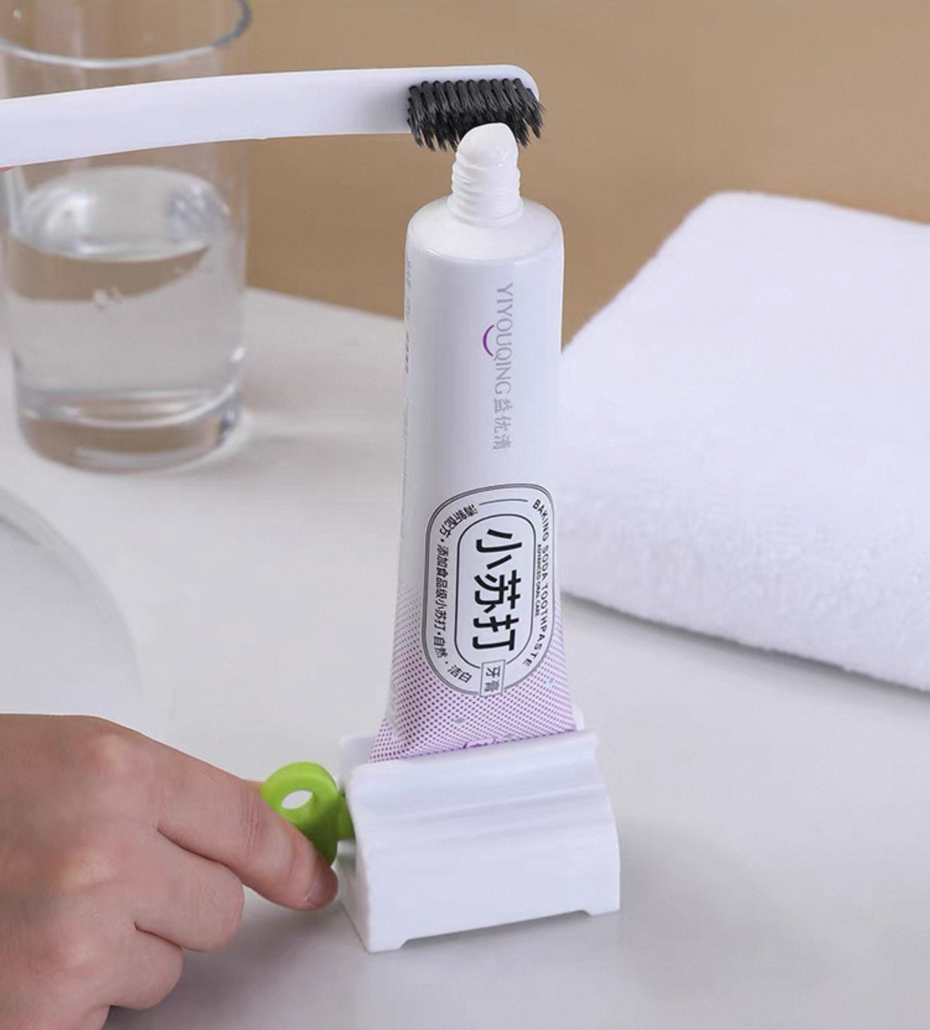 Toothpaste Dispenser – Automatic Squeezer for Toothpaste, Face Wash, and Cream Tubes