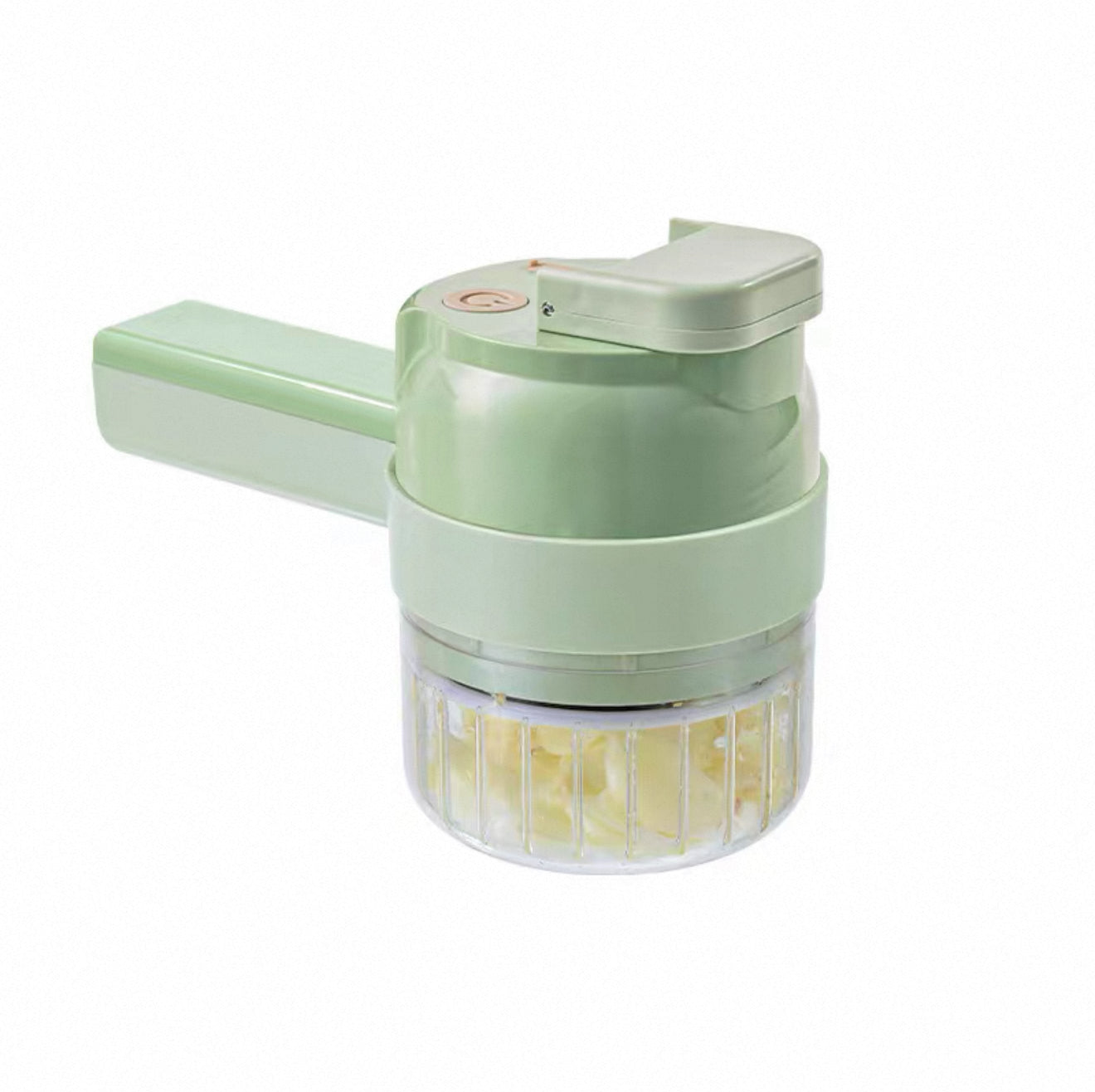 Electric Multifunctional Vegetable Chopper – Garlic Crusher, Chili Cutter, Onion Slicer, Ginger Grinder, Handheld Kitchen Tool